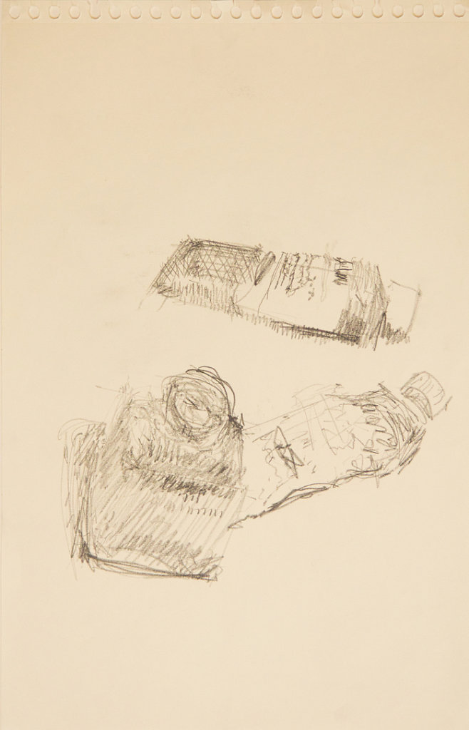 o.T., Grafit auf Papier, 2016