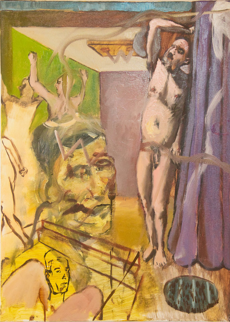 o.T., Ölfarbe auf Leinwand, 2018