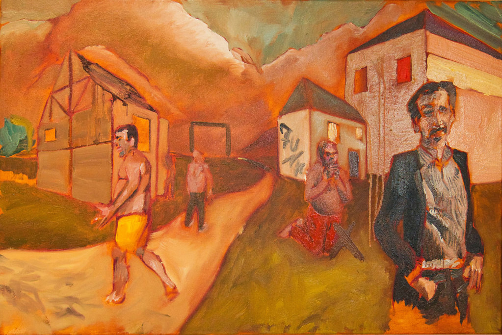 o.T., Ölfarbe auf Leinwand, 2018