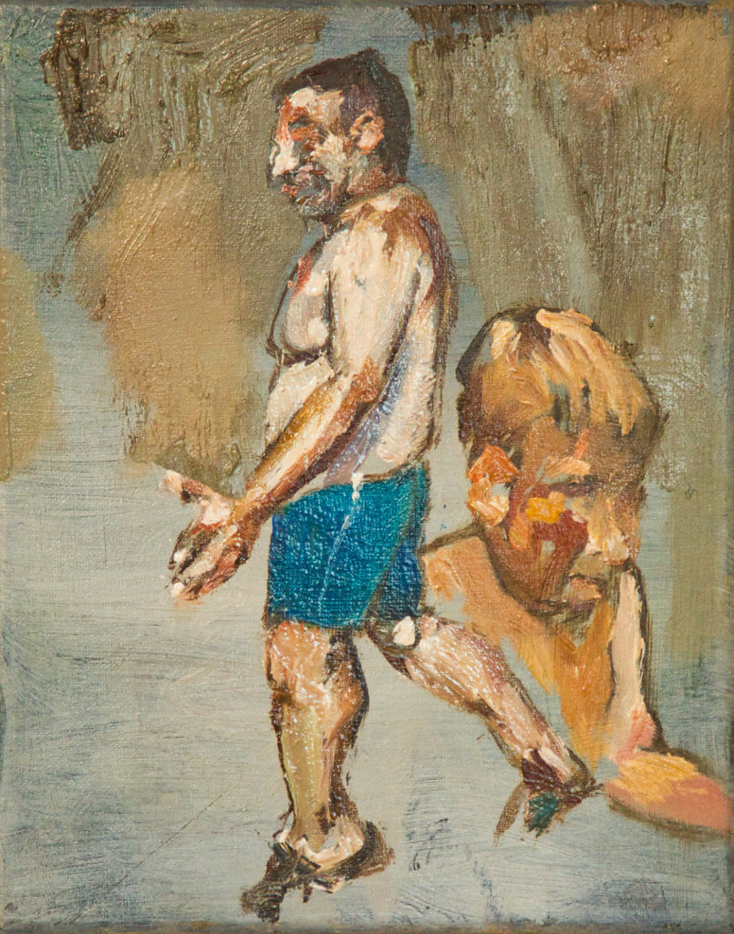 o.T., Ölfarbe auf Leinwand, 2018