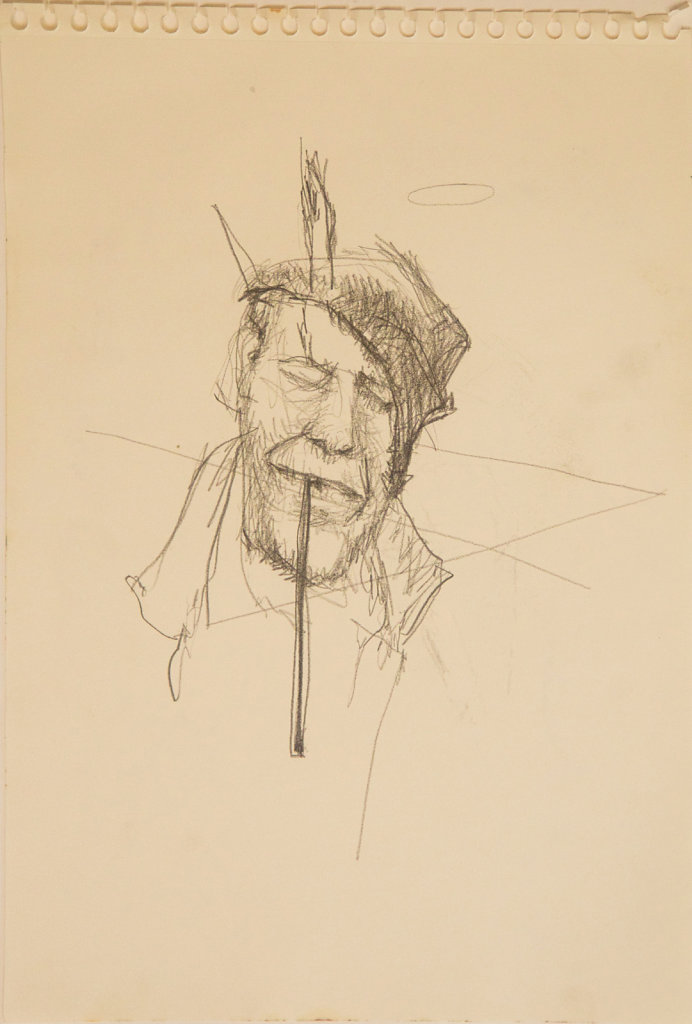 o.T., Grafit auf Papier, 2016