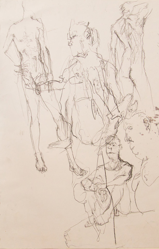 o.T., Grafit auf Papier, 2015