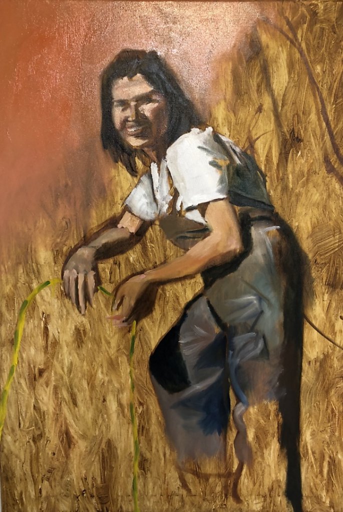 o.T., Ölfarbe auf Leinwand, 2018