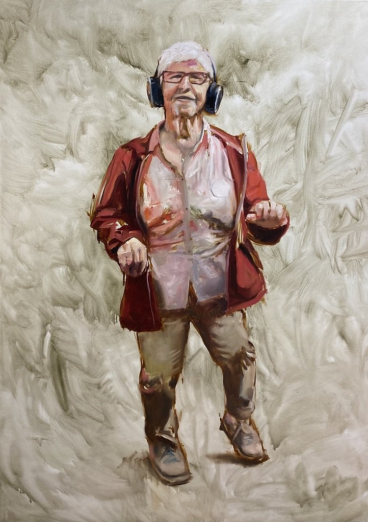 o.T., Öl auf Leinwand, 140 x 100 cm, 2022