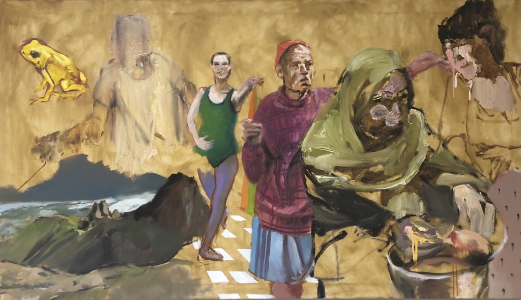 o.T., Öl auf Leinwand, 2018