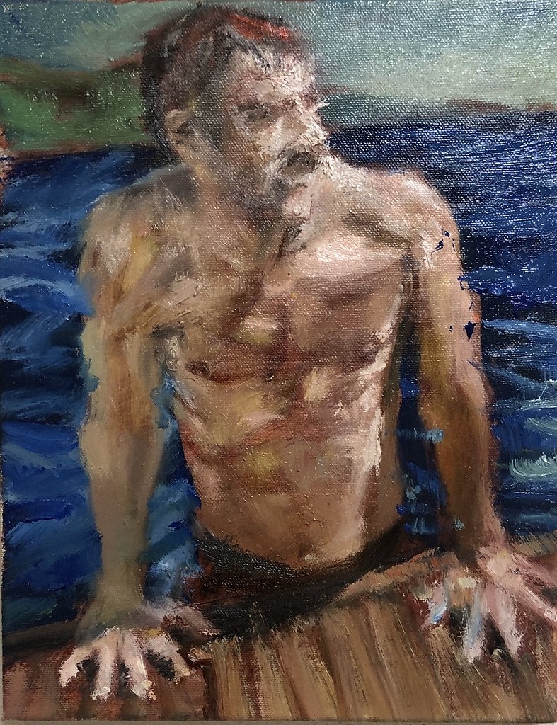 o.T., Öl auf Leinwand, 2019