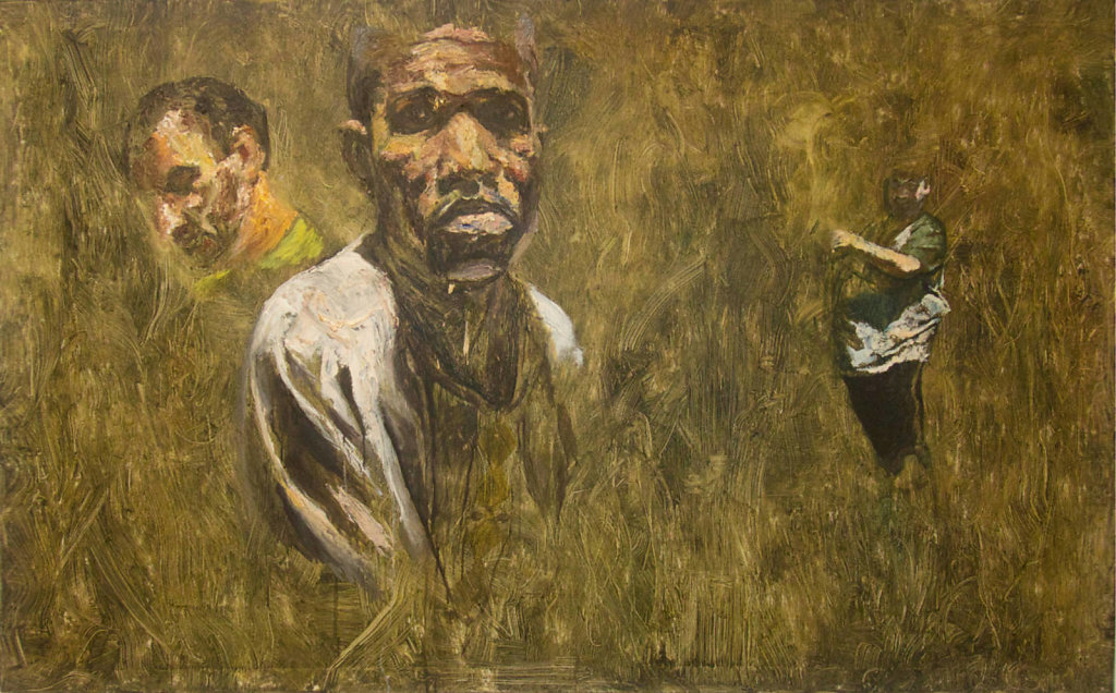 o.T., Öl auf Leinwand, 160 x 100 cm, 2016