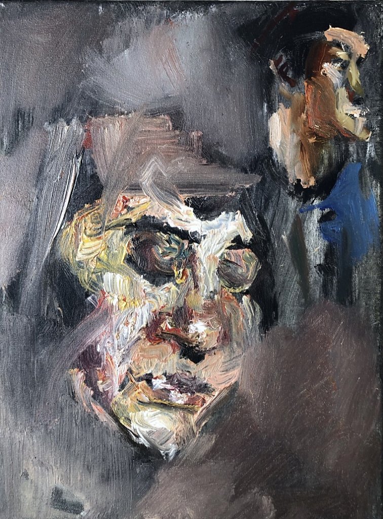 o.T., Öl auf Leinwand, 2016