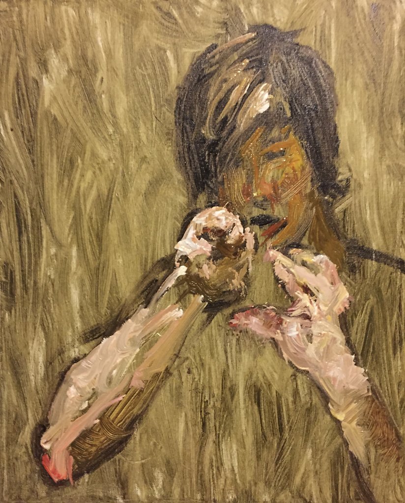 o.T., Öl auf Leinwand, 2016