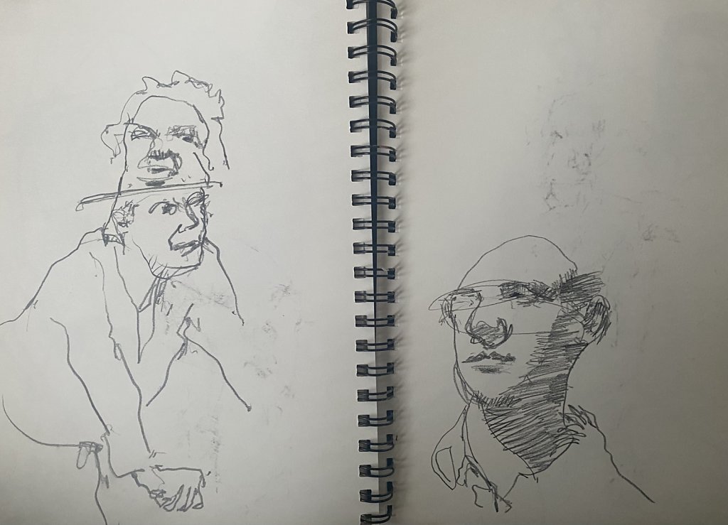 o.T., Grafit auf Papier, 2021