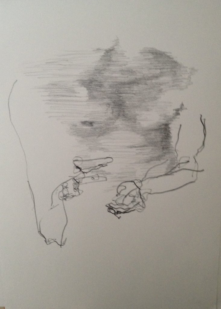 o.T., Grafit auf Papier, 2017