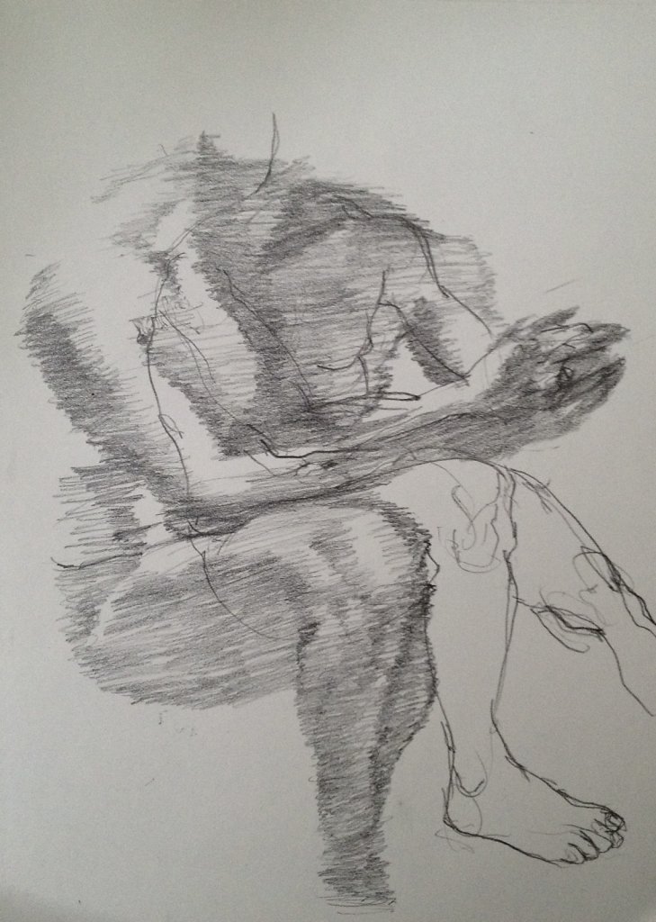 o.T., Grafit auf Papier, 2017
